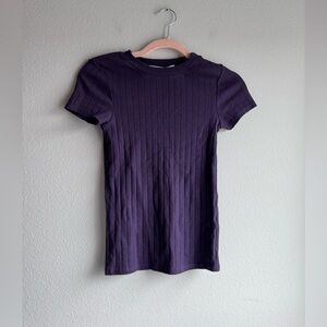 NWT Purple LA Relaxed Fitted Short Sleeve Tee women’s Medium